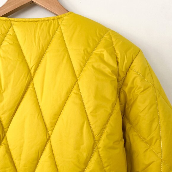 Lilla P Diamond‎ Quilted Jacket – Size M – NWT Yellow Barn Jacket Fall Quilted - Picture 4 of 9
